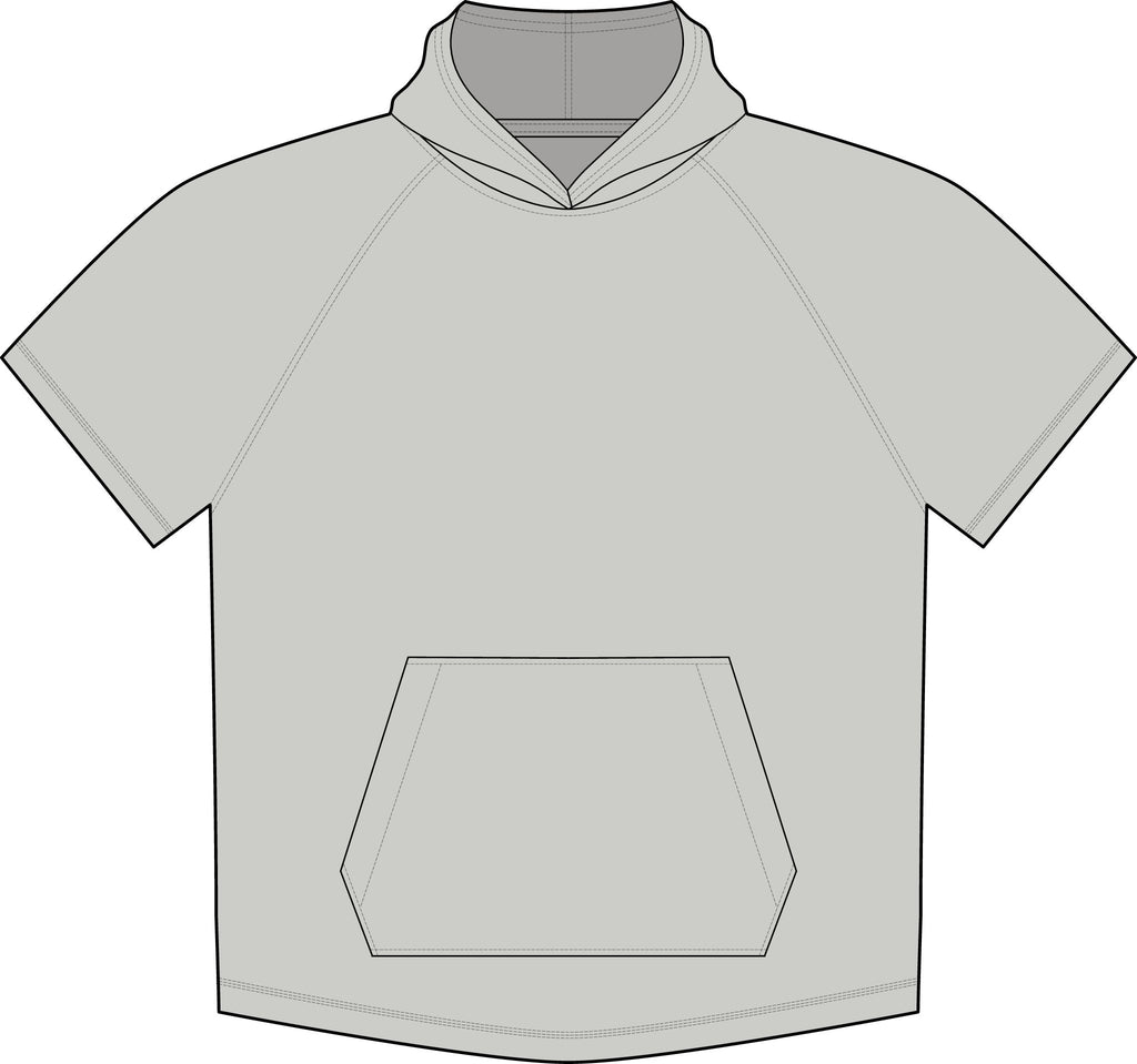 PosiCharge Tri-Blend Wicking Short Sleeve Hoodie