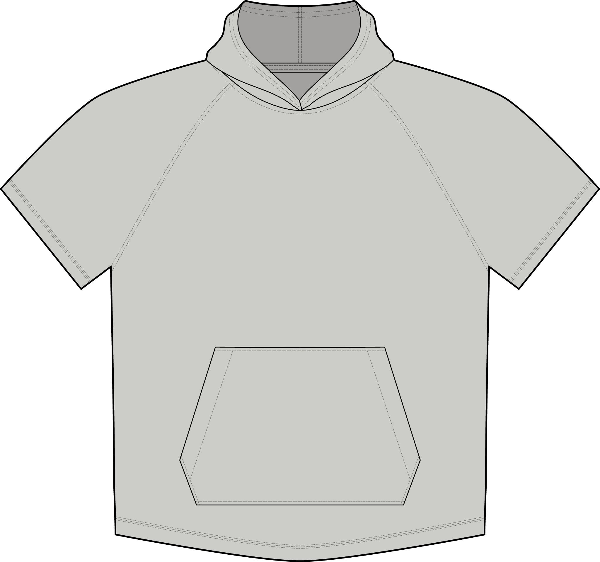 PosiCharge Tri-Blend Wicking Short Sleeve Hoodie