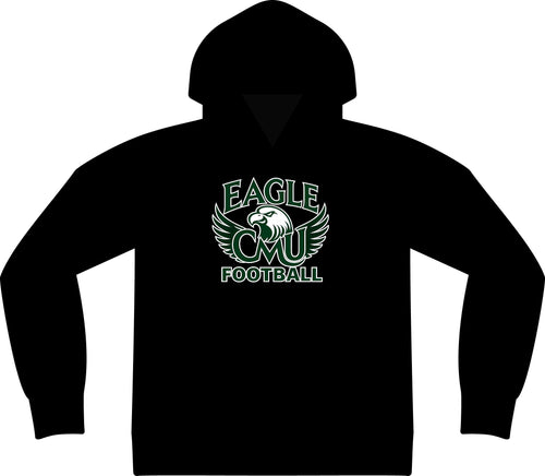 Eagle CMU Football Hoodie — PosiCharge Strive Pullover