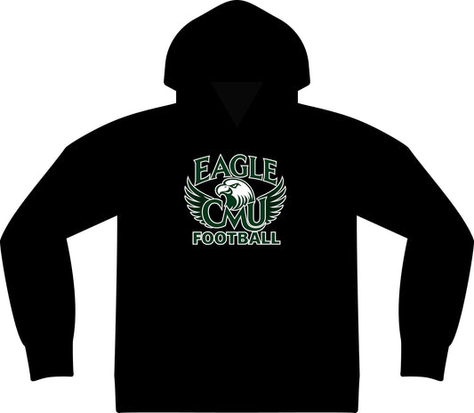 Eagle CMU Football Hoodie — PosiCharge Strive Pullover