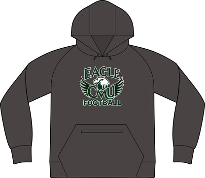 Eagle CMU Football Hoodie — PosiCharge Strive Pullover