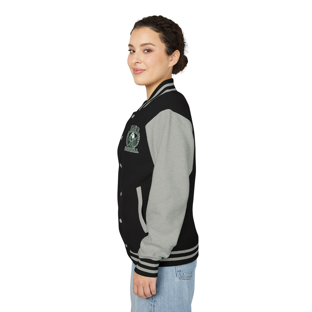 Letterman Jacket — Customizable Eagle Football Varsity Jacket