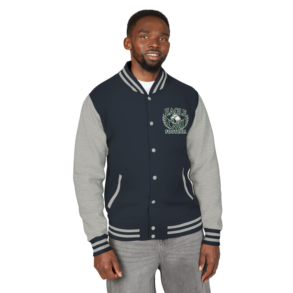 Letterman Jacket — Customizable Eagle Football Varsity Jacket
