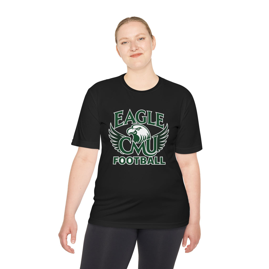 Eagle CMU Football Moisture-Wicking Tee