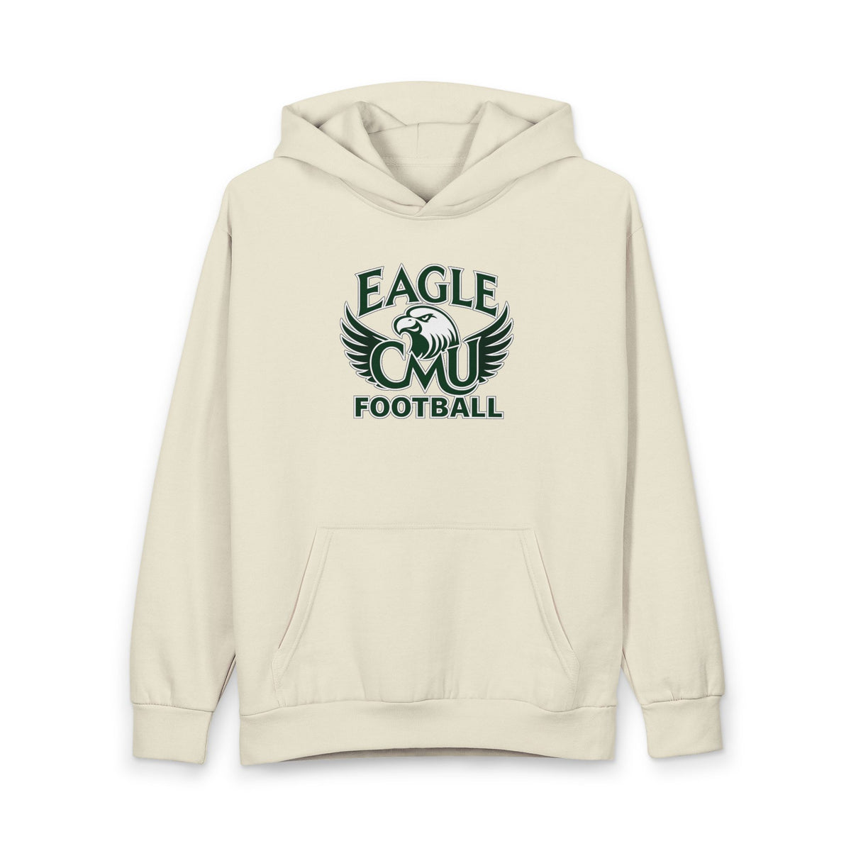 Eagle MU Football Hoodie — Vintage College Team Pullover