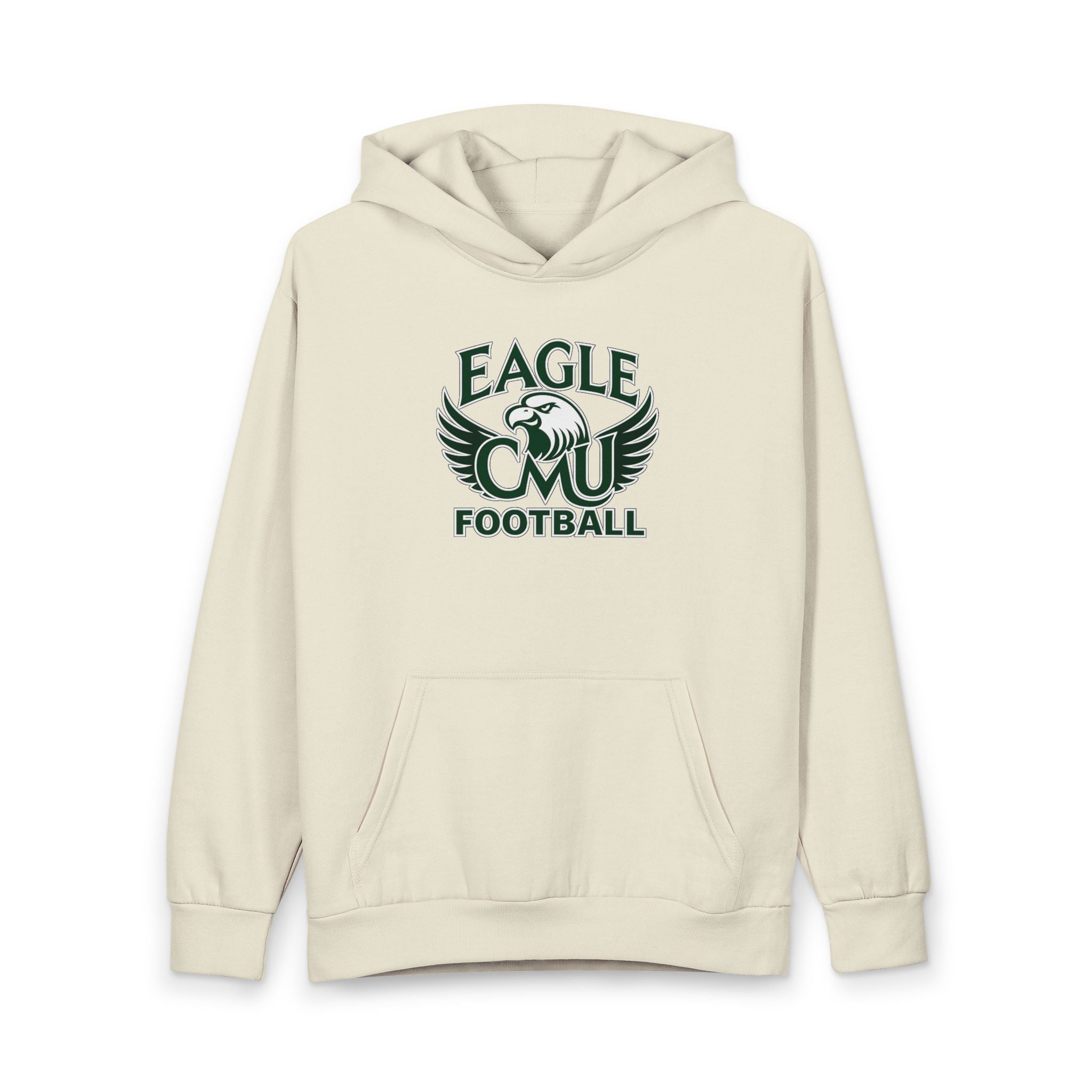 Eagle MU Football Hoodie — Vintage College Team Pullover