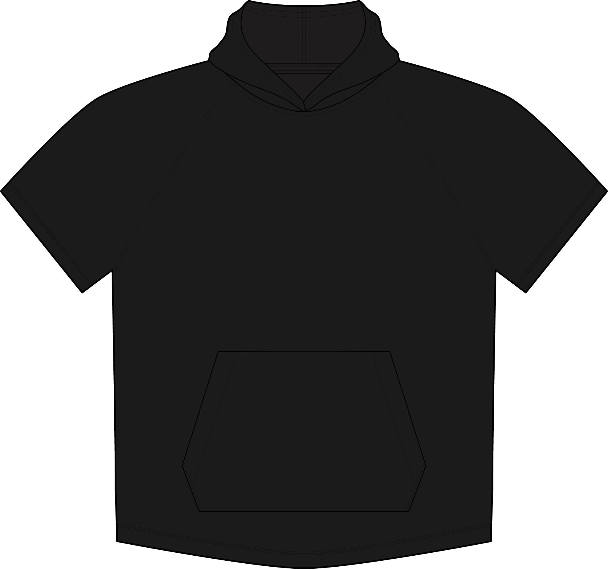 PosiCharge Tri-Blend Wicking Short Sleeve Hoodie