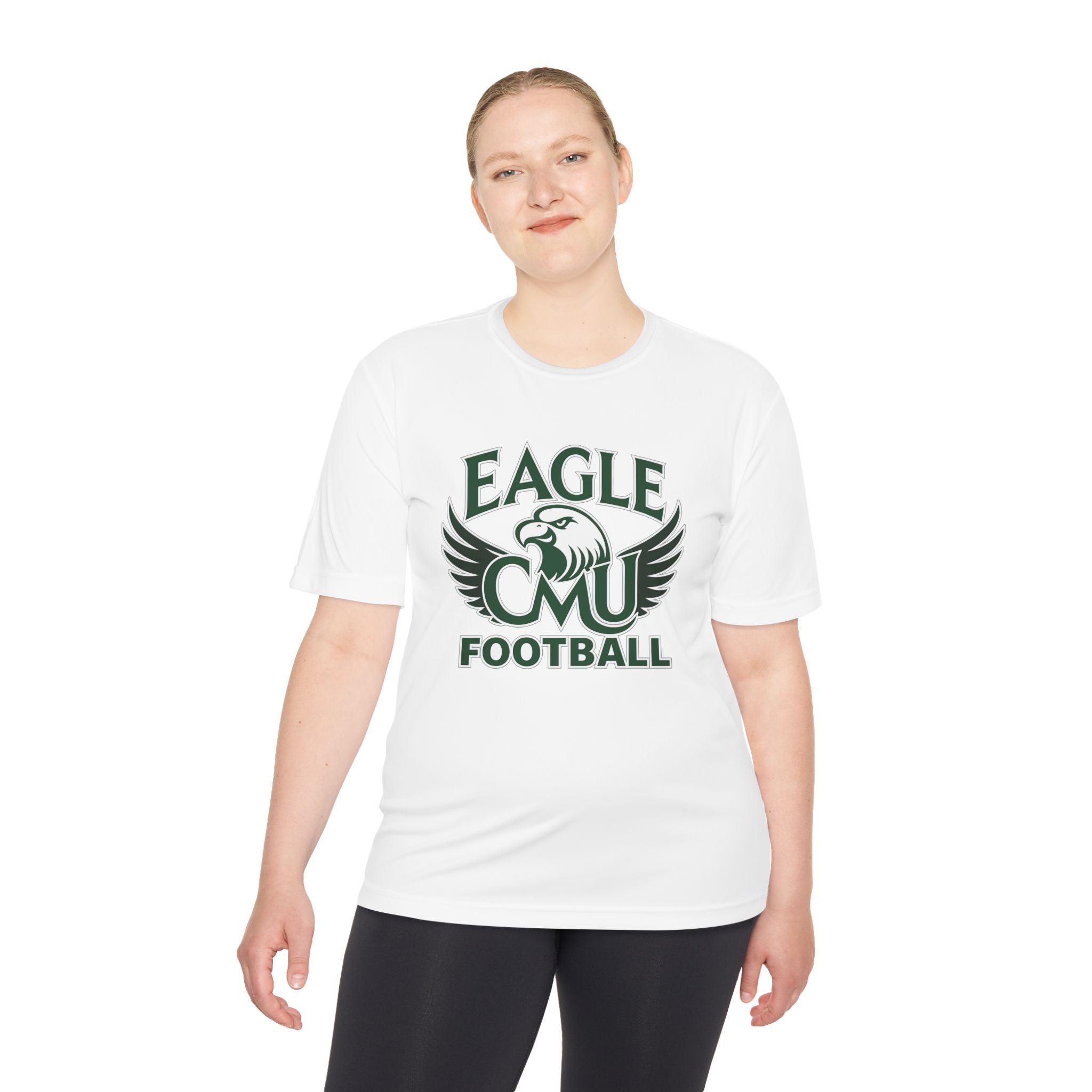 Eagle CMU Football Moisture-Wicking Tee
