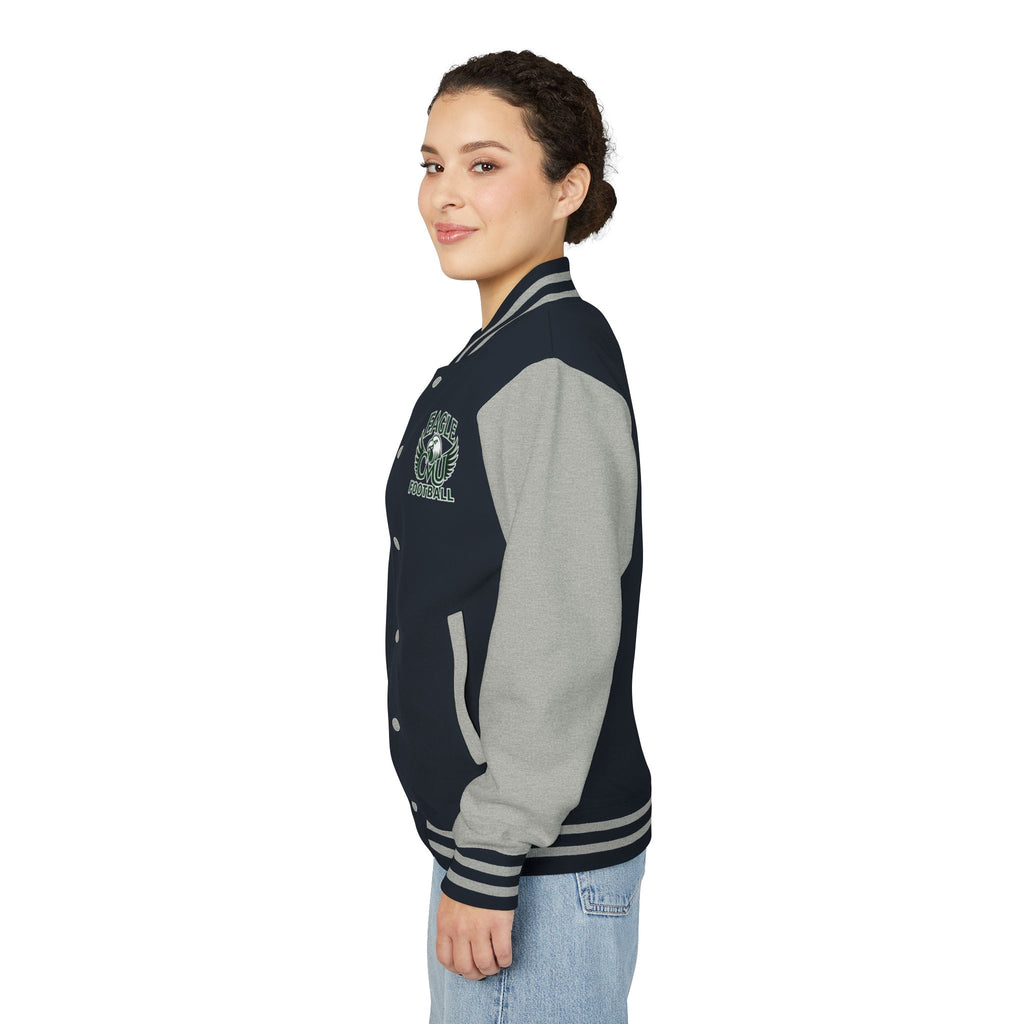 Letterman Jacket — Customizable Eagle Football Varsity Jacket