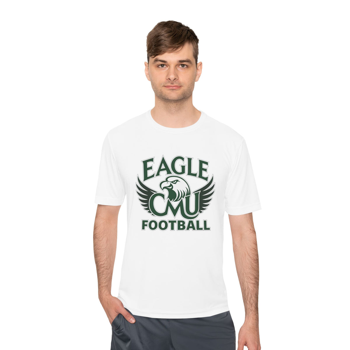 Eagle CMU Football Moisture-Wicking Tee