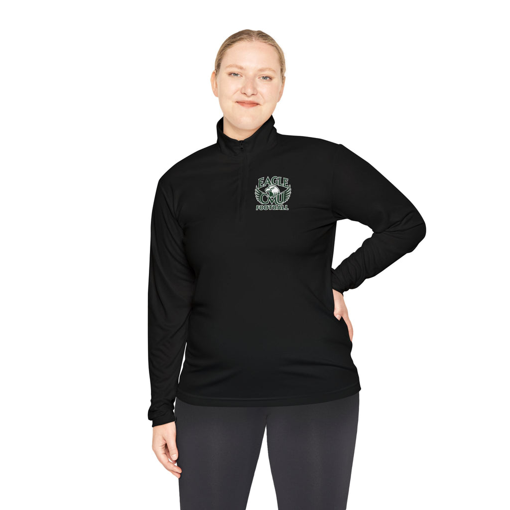 Quarter-Zip Pullover — Eagle Football Logo Lightweight Team Pullover