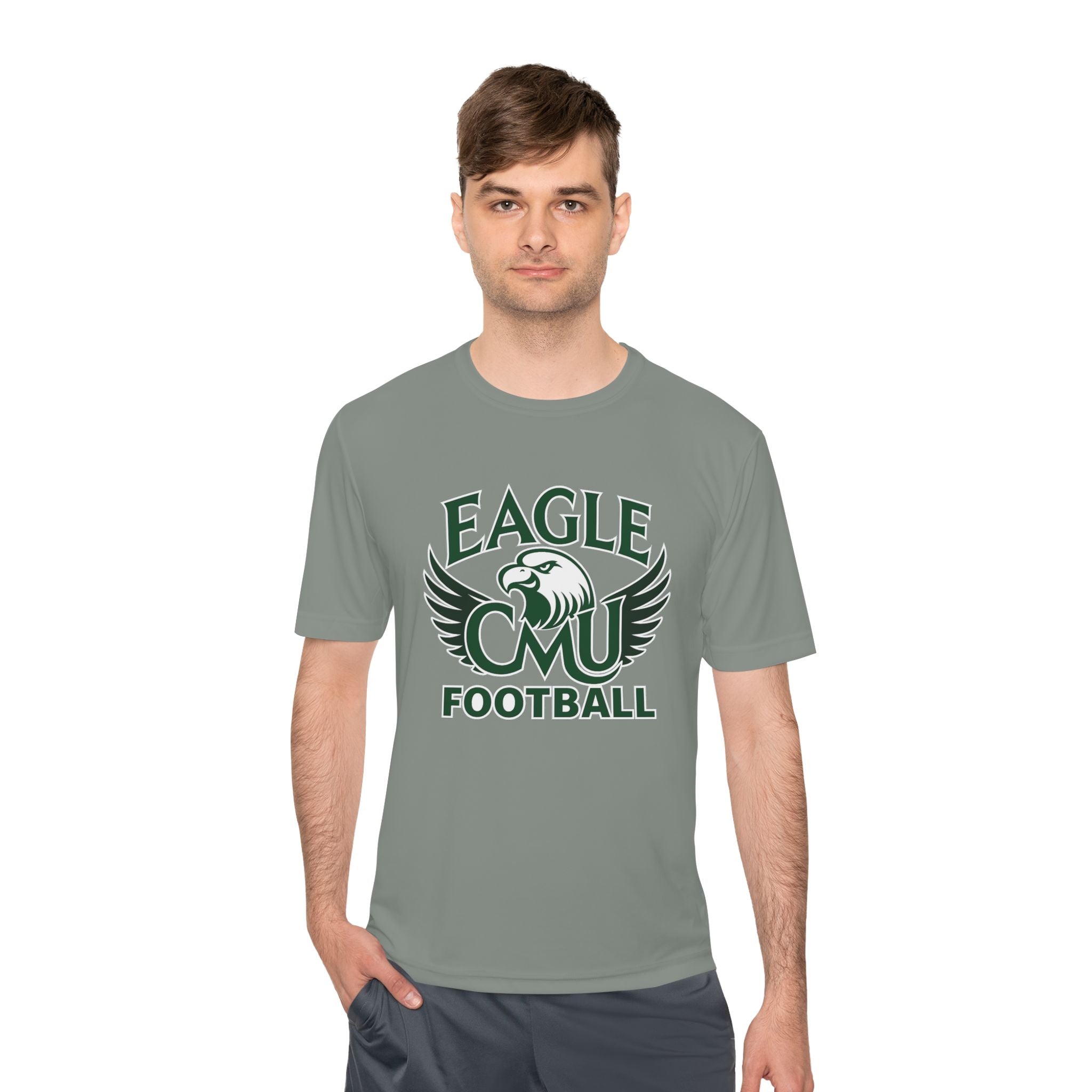 Eagle CMU Football Moisture-Wicking Tee