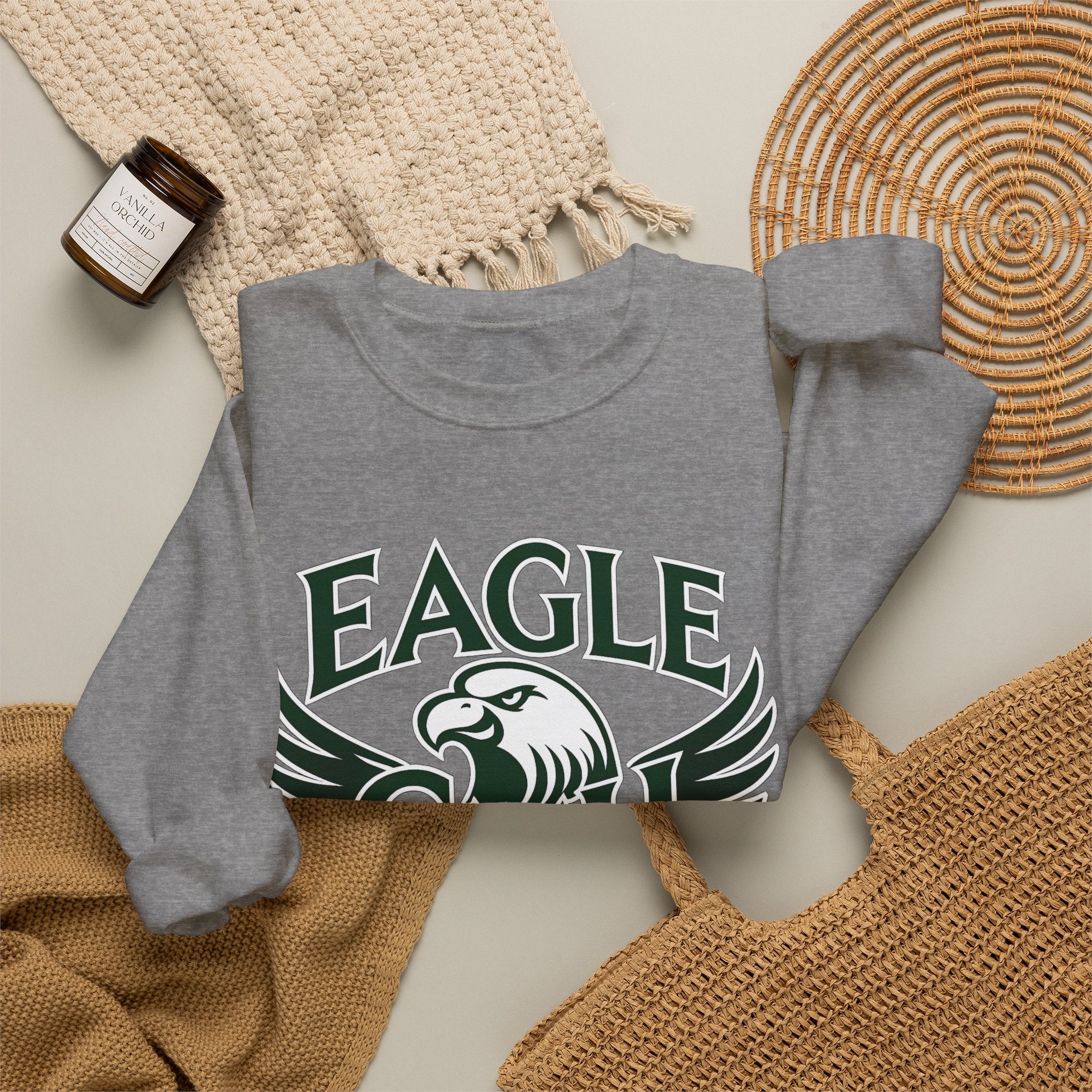 Eagle CMU Football Crewneck Sweatshirt