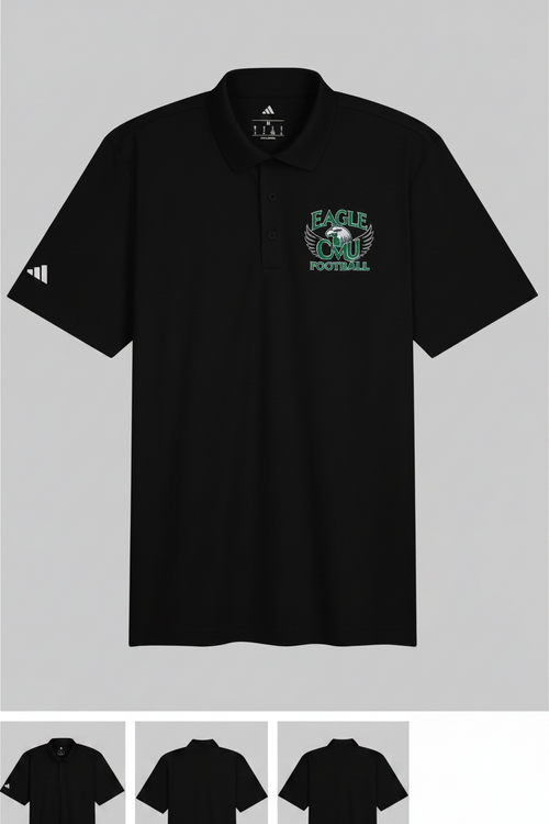 Eagle CMU Football Adidas Polo