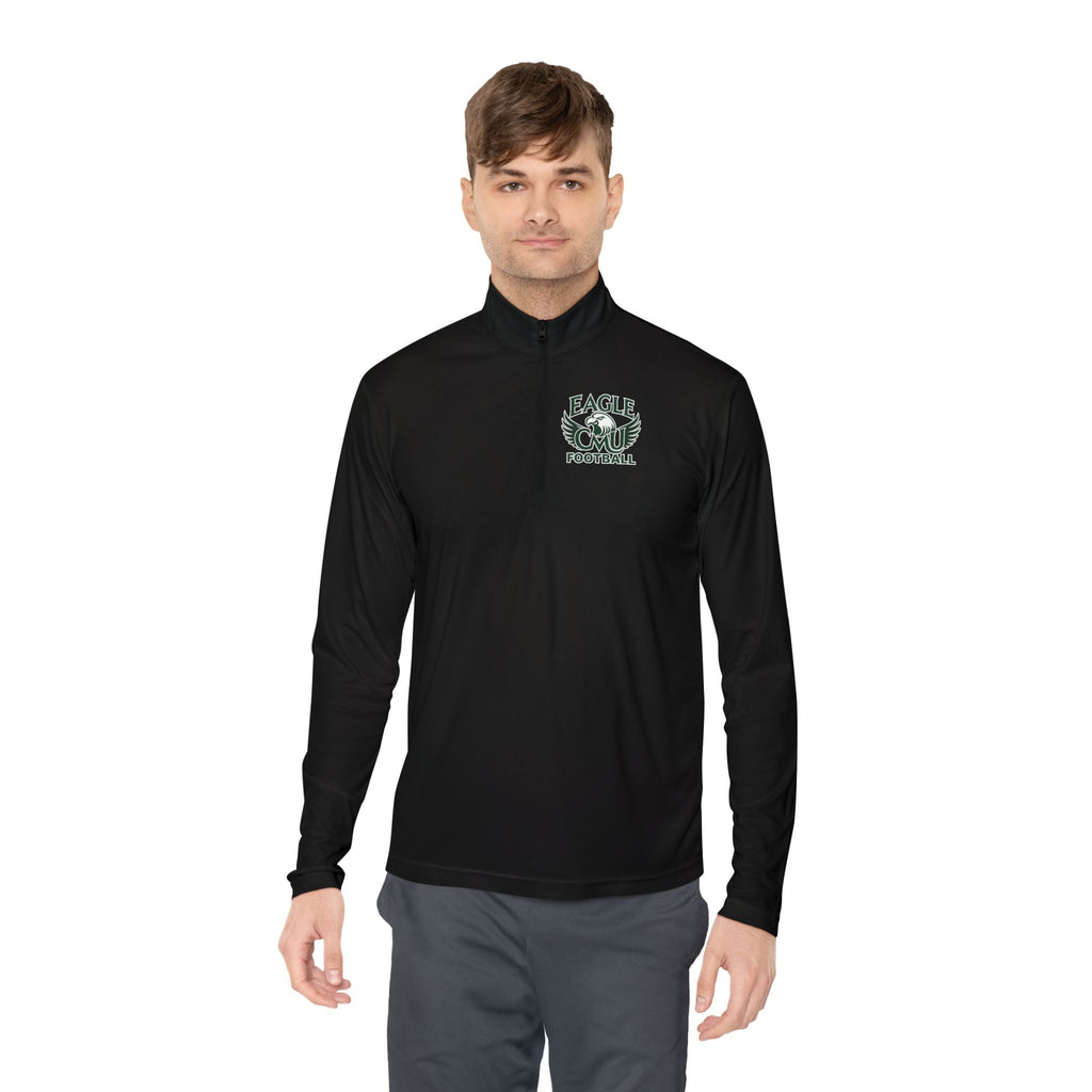 Quarter-Zip Pullover — Eagle Football Logo Lightweight Team Pullover