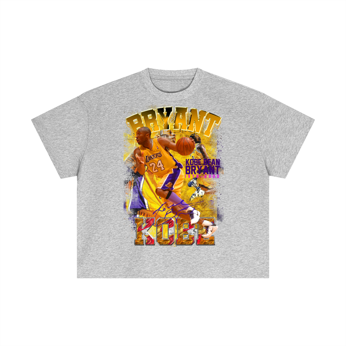 Essential Cotton Boxy T-Shirt Kobe (yell)