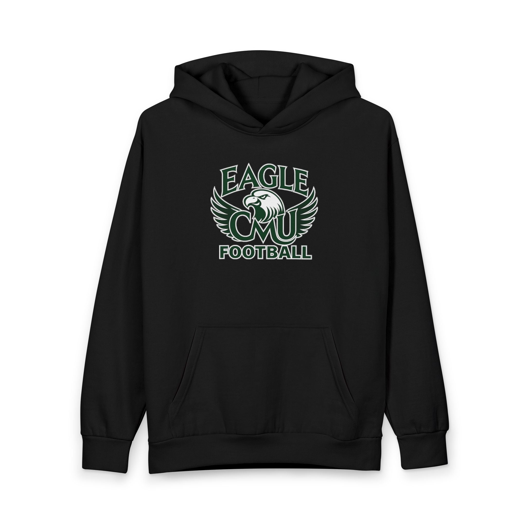 Eagle MU Football Hoodie — Vintage College Team Pullover