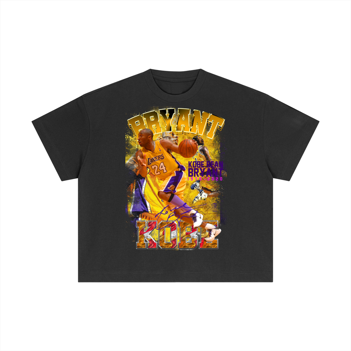 Essential Cotton Boxy T-Shirt Kobe (yell)