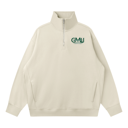 Quarter-Zip Drop Shoulder Sweatshirt