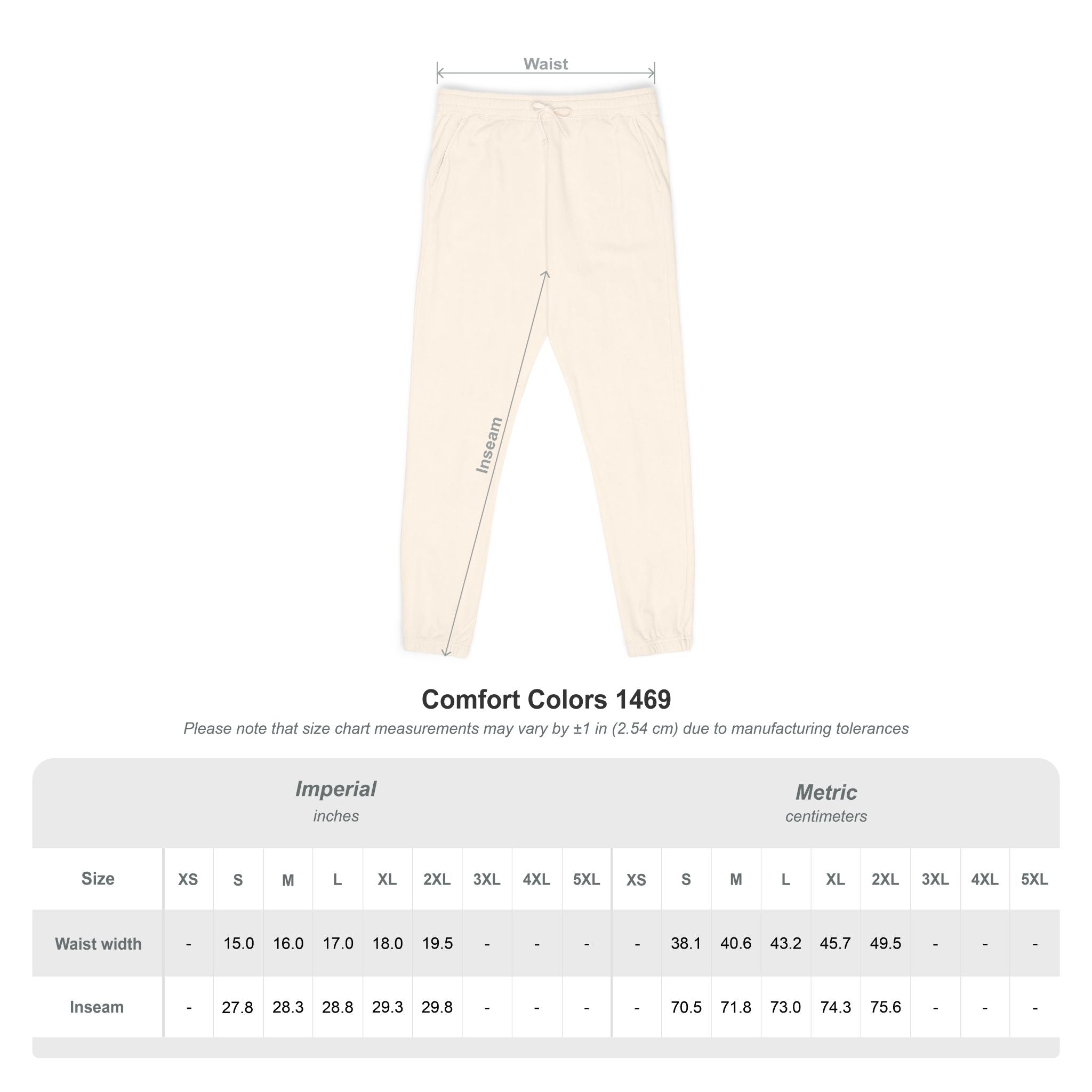 Embroidered Floral Crest Sweatpants — Garment-Dyed Fleece Joggers