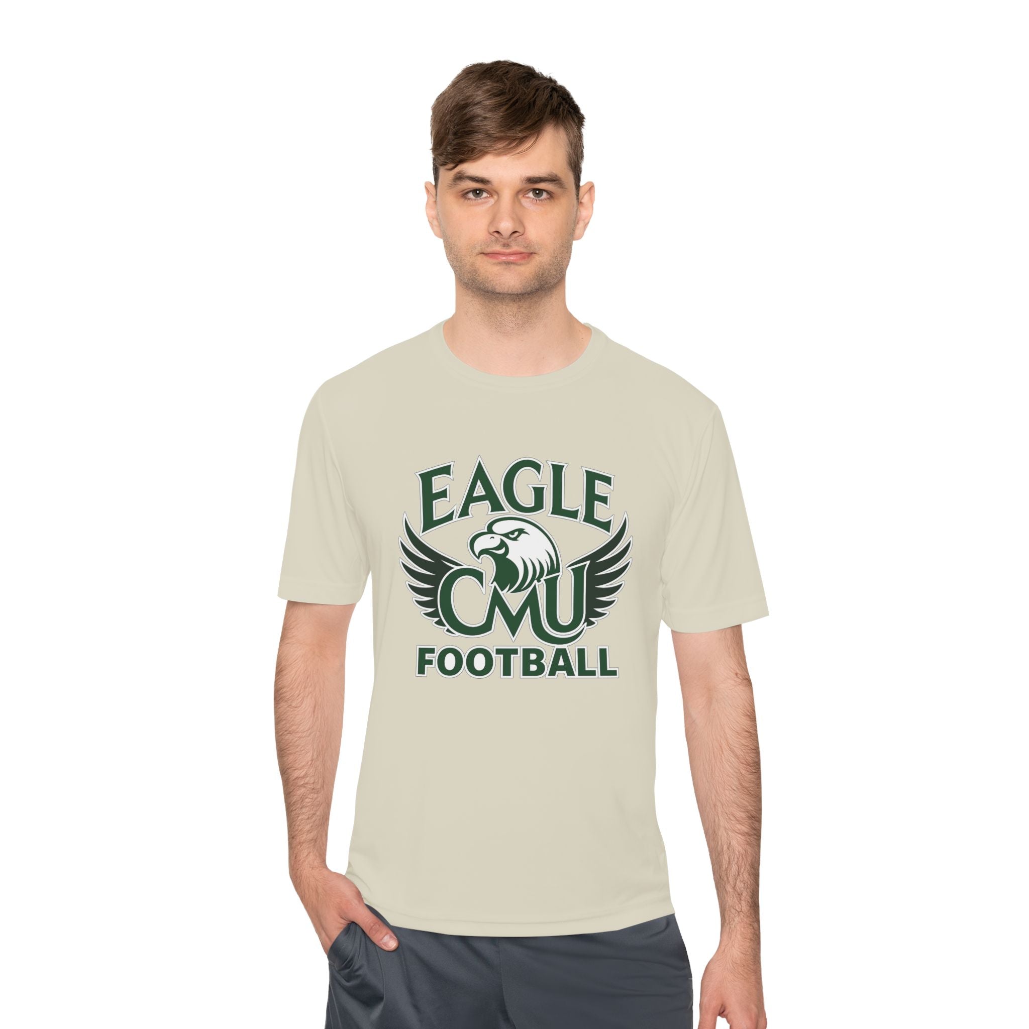 Eagle CMU Football Moisture-Wicking Tee