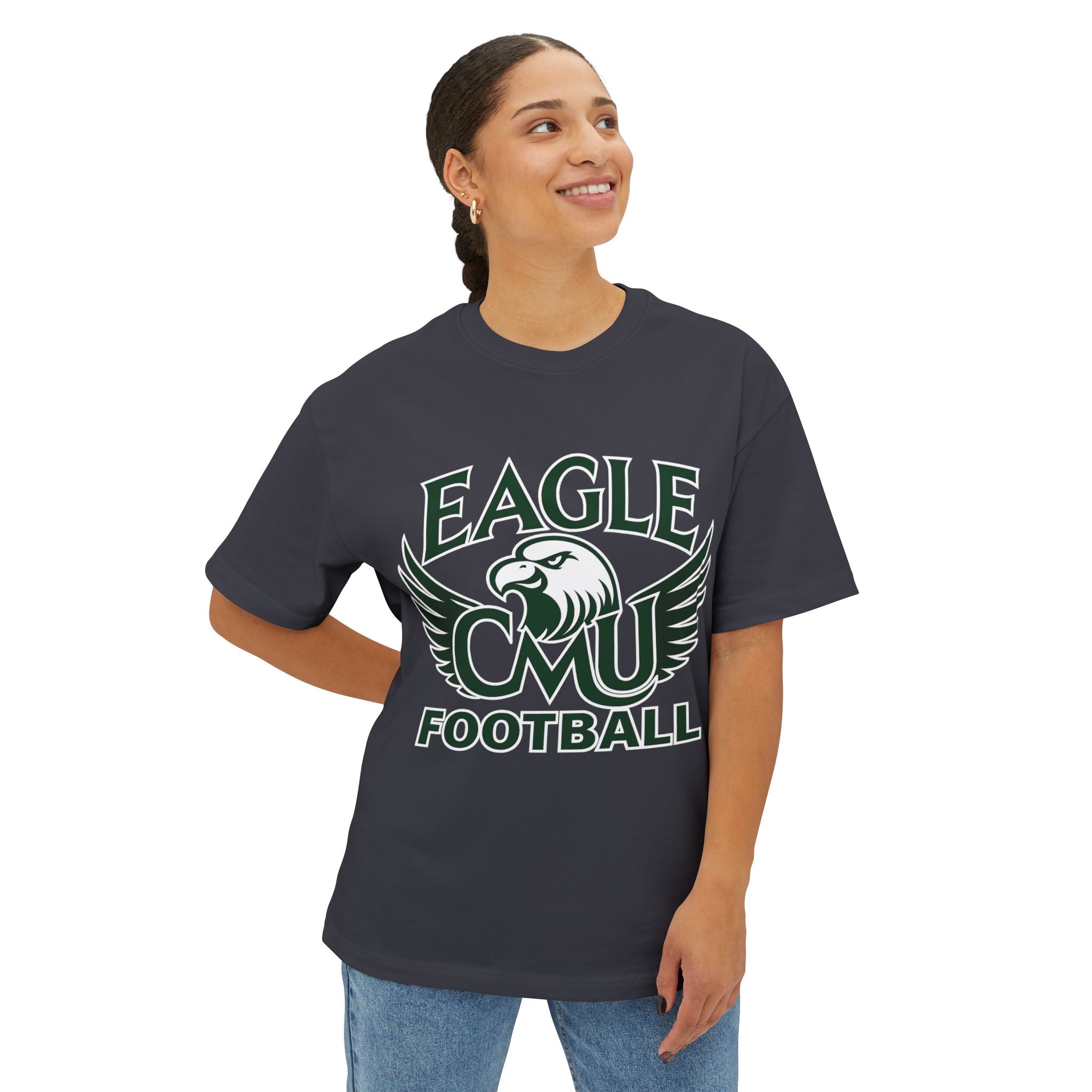 Eagle CMU Football Tee — Vintage College Football Shirt