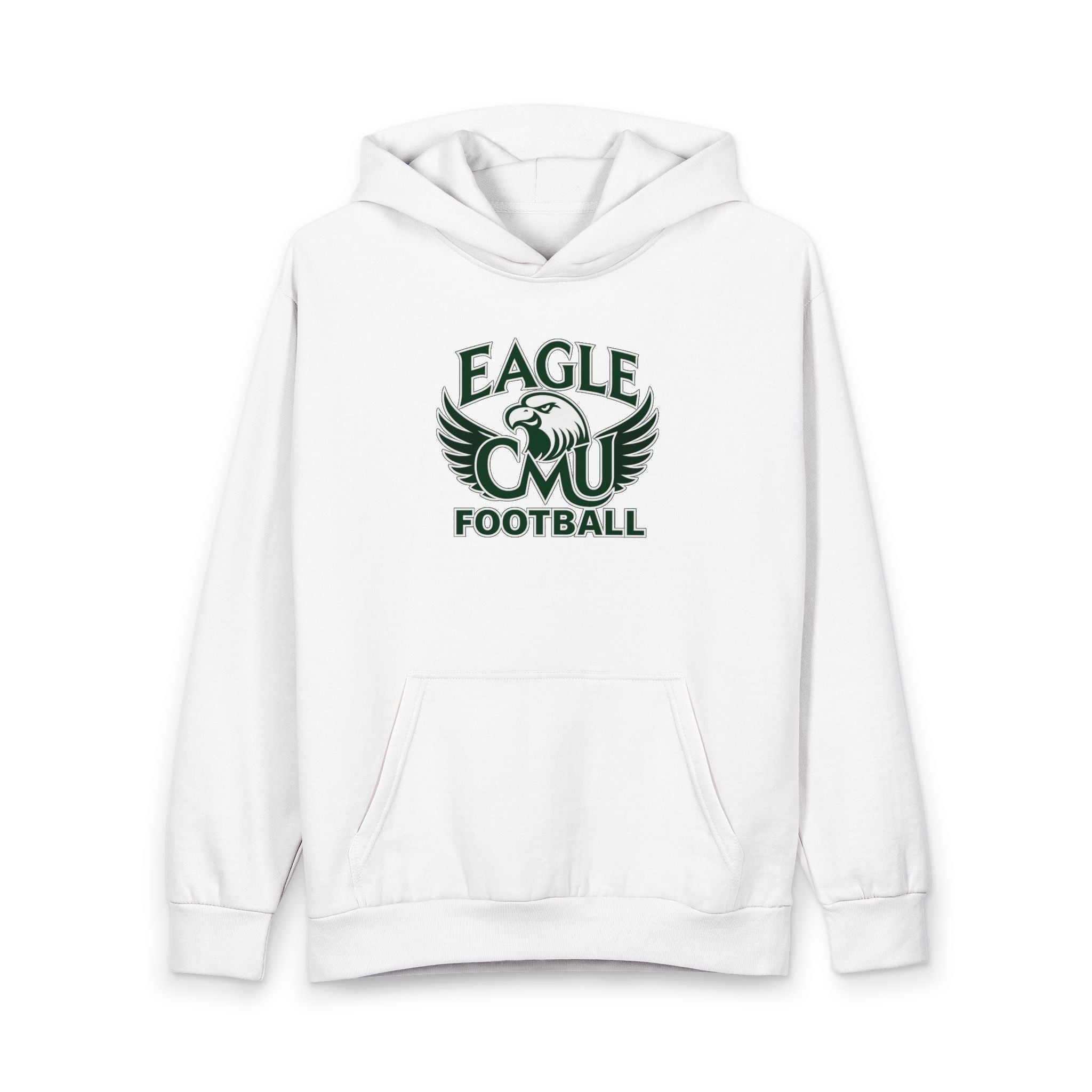 Eagle MU Football Hoodie — Vintage College Team Pullover