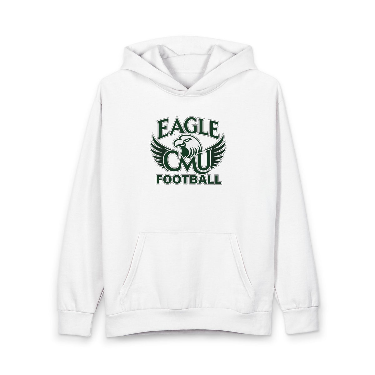 Eagle MU Football Hoodie — Vintage College Team Pullover