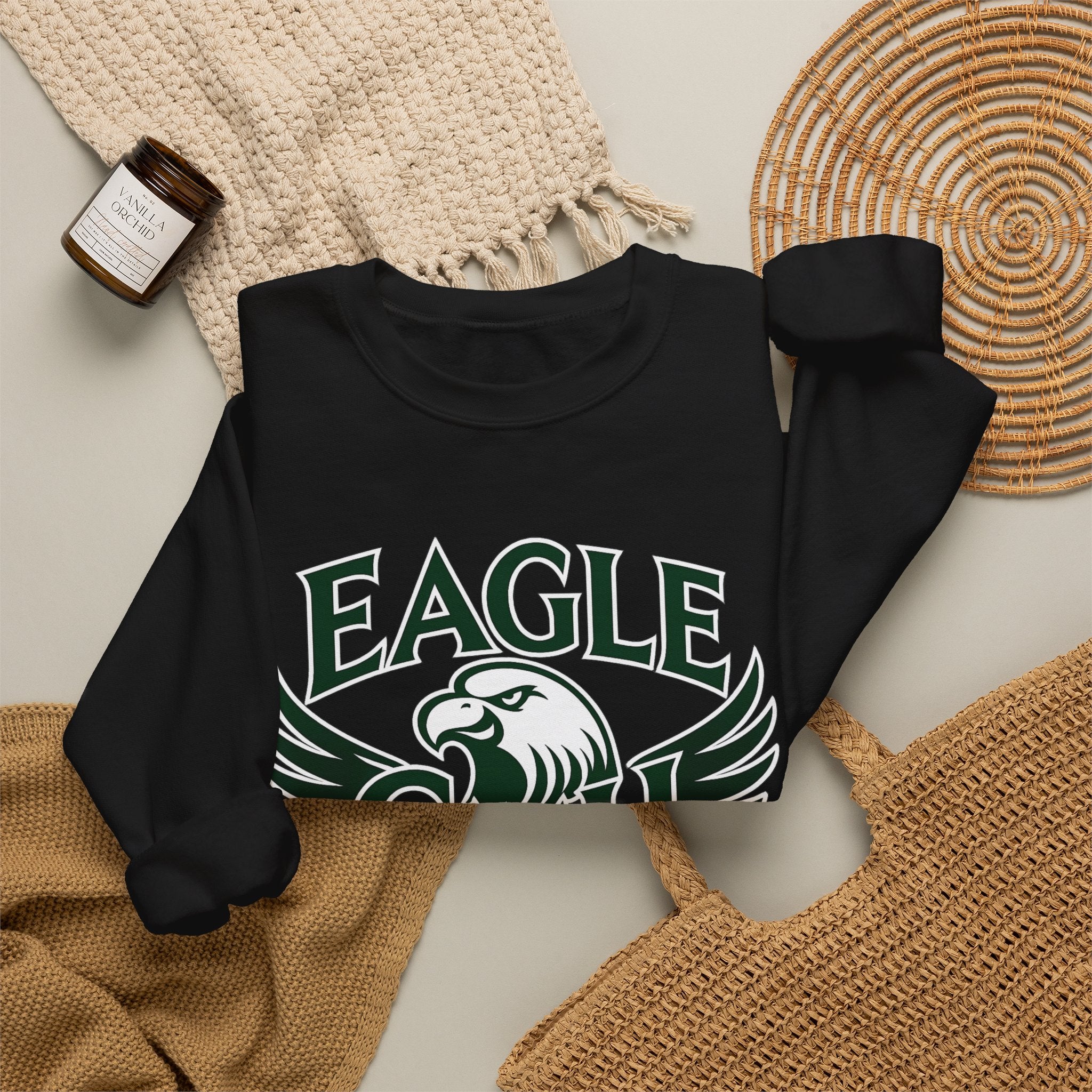 Eagle CMU Football Crewneck Sweatshirt