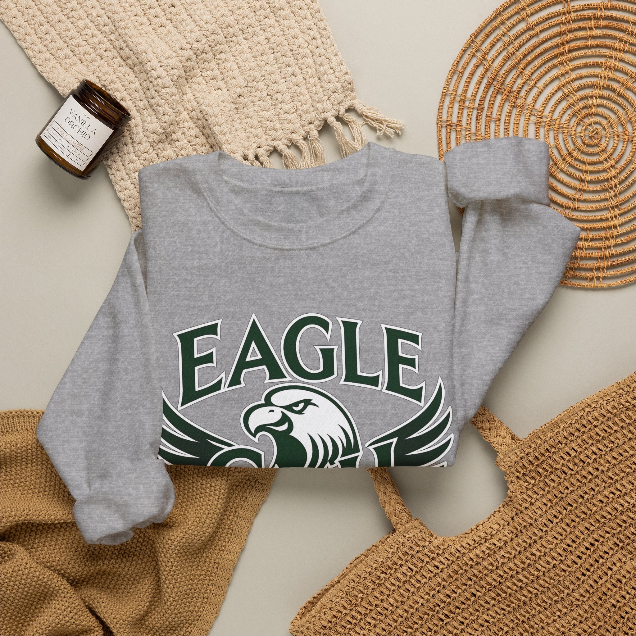 Eagle CMU Football Crewneck Sweatshirt