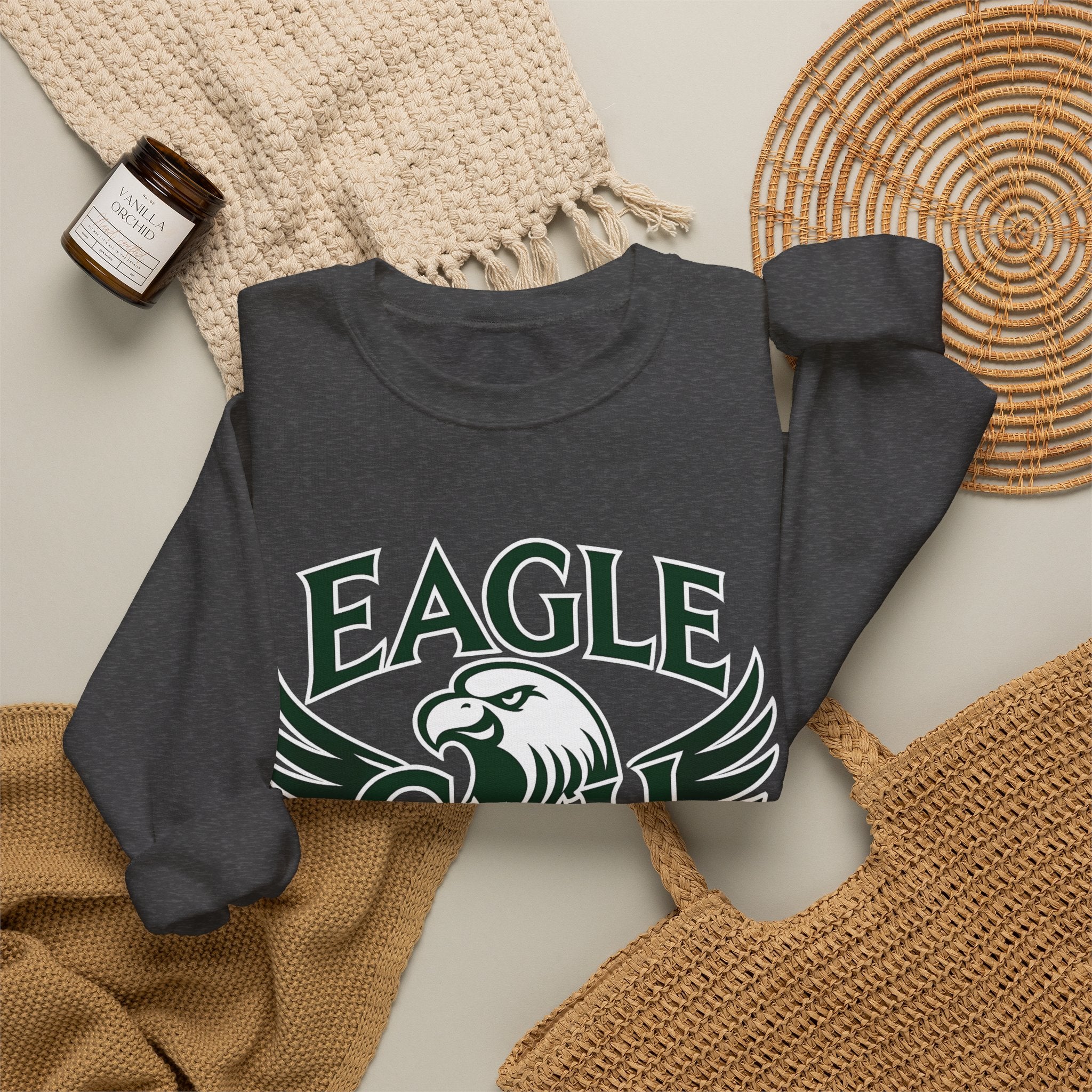 Eagle CMU Football Crewneck Sweatshirt