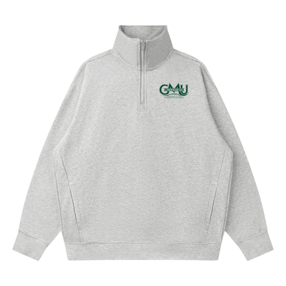 Quarter-Zip Drop Shoulder Sweatshirt