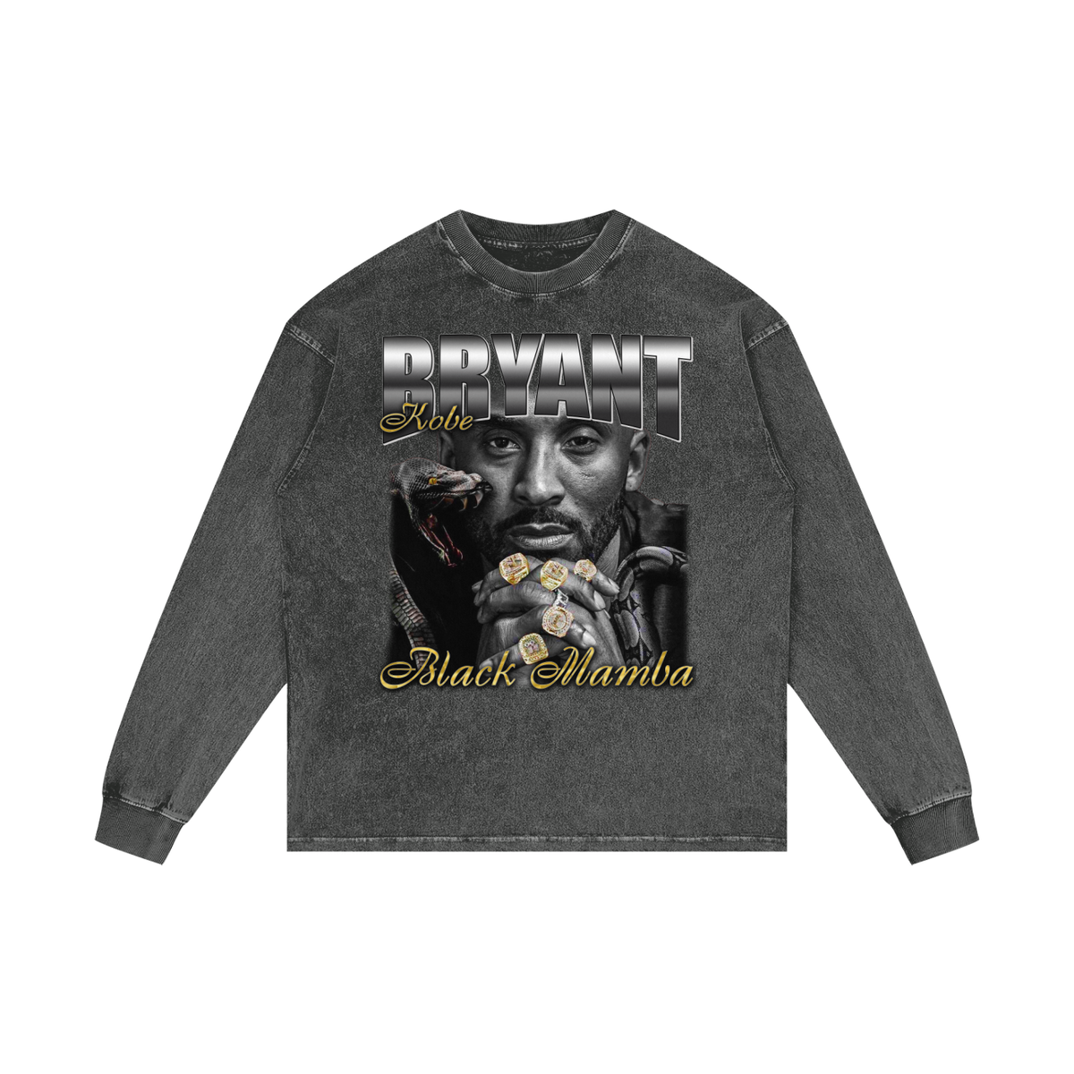 Acid Wash Oversize Long Sleeve T-Shirt